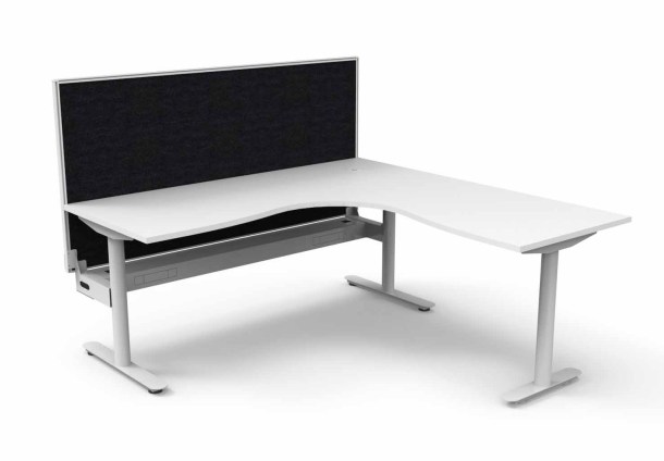 White Frame - Natural Oak Top